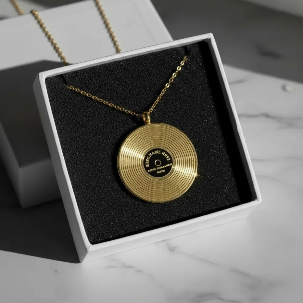 Aerosmith I Dont Want to Miss a Thing lyric pendant in premium gift box perfect for gifting