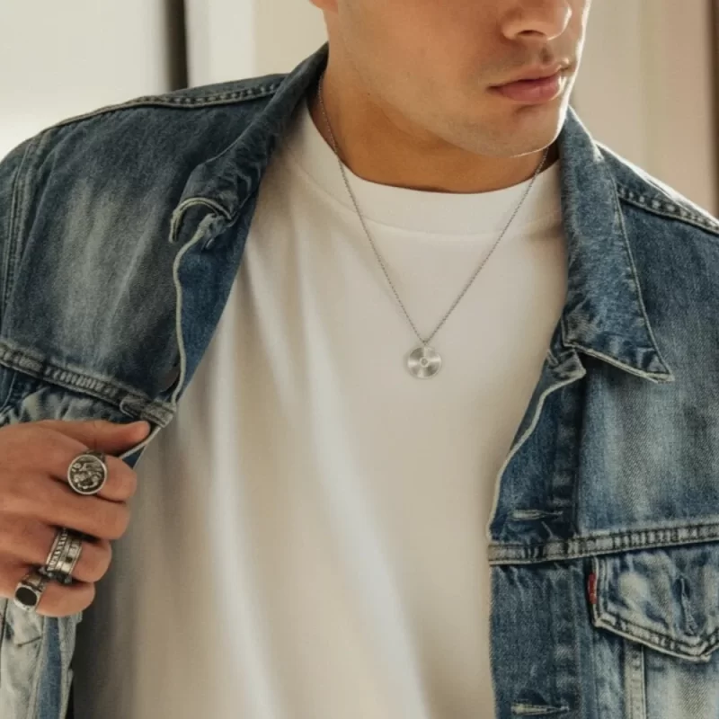 Avicii Wake Me Up lyric necklace front facing