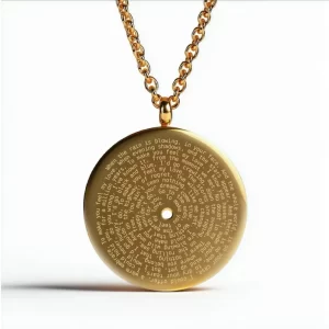 billy joel just the way you are gold spiral engraved lyric pendant full song lyrics record style keepsake unique music lover gift songpendants