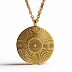 mariah carey always be my baby gold lyric pendant engraved with song name personalized music necklace romantic anniversary christmas gift songpendants