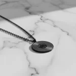 one direction little things lyric pendant with cuban link and fine chain