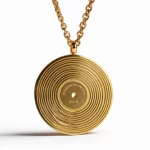 r e m everybody hurts gold lyric pendant engraved with song name personalized music necklace romantic anniversary christmas gift songpendants